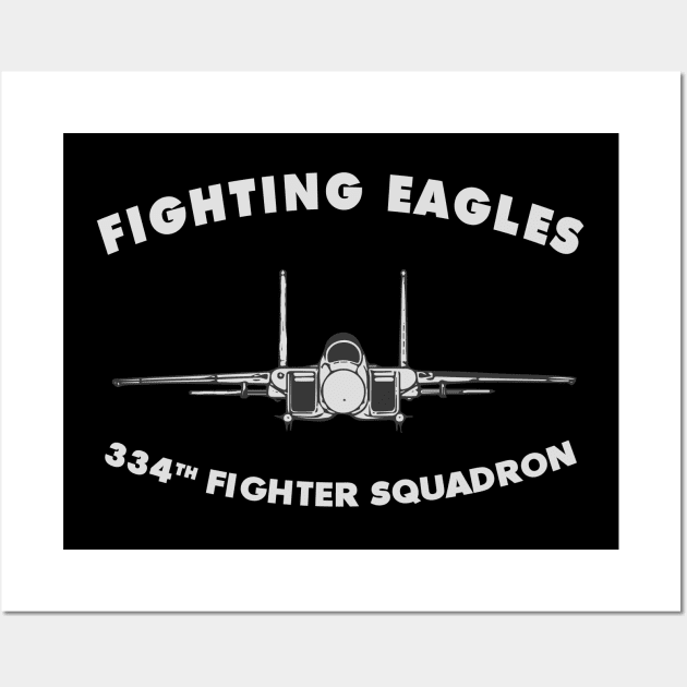 334th Fighter Squadron USAF F15 Wall Art by DesignedForFlight